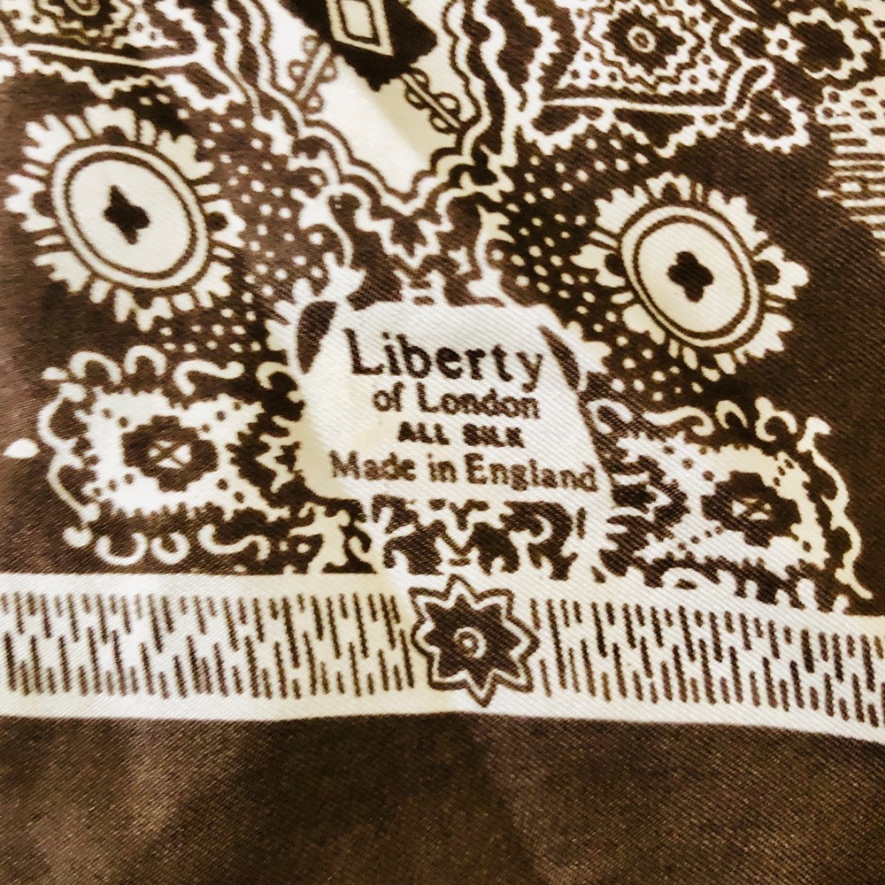 Liberty London silk scarf